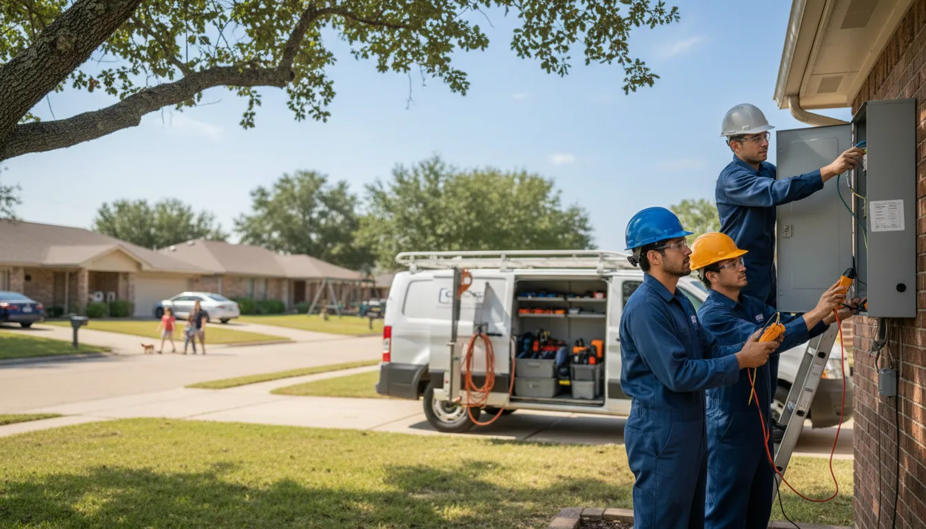 Certified electrician providing emergency electrical services in Brinson, GA